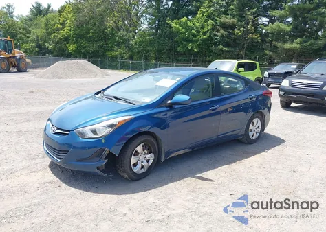 2016 Hyundai Elantra Se z USA, uszkodzony, nr VIN KMHDH4AE2GU500851